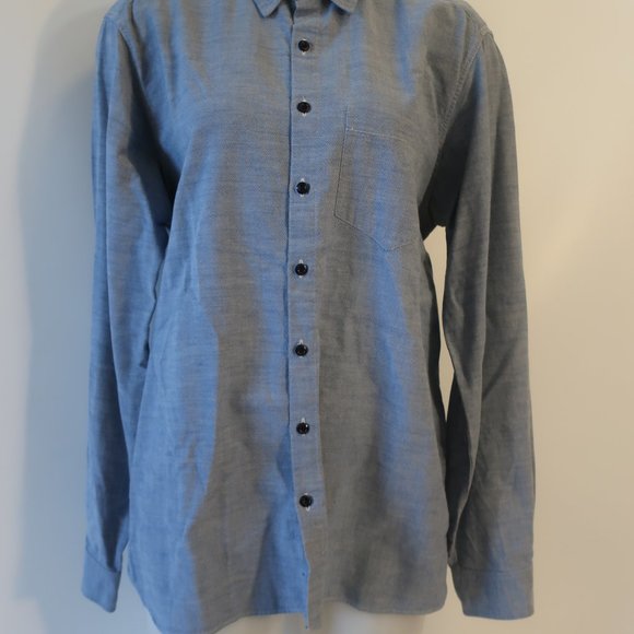 Mens F.S.C. Freemans Sporting Club Light Blue Button Down Shirt L *** - Picture 3 of 6